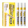 Bolígrafo de Pintura Industrial Baoke Mp680 Impermeable y que no se Desvanece Marcador de Pintura para Coche Bolígrafo de Firma Blanco Dorado