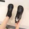 Camada Superior Couro Bovino Botas de Cano Curto de Inverno Solado Macio Outono e Inverno 2024 Couro Genuíno Vintage Quente Botas de Lã Real Algodão Sapatos de Couro Botas