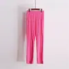 Pantalones de casa para mujer de modal se pueden usar afuera, ropa de casa casual para otoño e invierno con bolsillos, adecuados para habitaciones con aire acondicionado, pantalones cropped