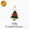 Árvore de Natal pinho DIY acessórios feitos à mão único pendente de Natal série pingente corda de suspensão chaveiro de mochila pingente