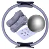 Calcetines de Pilates y Yoga Numbwin Juego de Cuatro Piezas Pequeño Equipo de Fitness Moldeador Set de Fitness para Interiores y Exteriores Transfronterizo