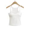 8635-25 Verão Novo Estilo Europeu e Americano Garota Popular Desejo Puro Sexy Com Bojo Extra Alça Estreita Cuidado Camisola