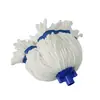 Fregona Redonda de Algodón para Uso Comercial Fibra Ultra Fina Mango Telescópico Fuerte Absorción de Agua No Suelta Pelusa Limpieza Venta al por Mayor Transfronteriza