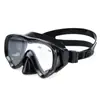 Máscara de Snorkel de Silicona para Niños Lente Única de Vidrio Templado Máscara de Snorkel Marco Grande Protección para la Nariz Gafas de Natación Equipo de Natación
