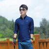 Ropa Elástica de Secado Rápido para Exteriores para Hombre, Delgada, Ajuste Ceñido, Deportiva, para Montañismo, Camiseta de Verano con Cuello Vertical, Ropa de Running de Secado Rápido