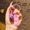 Llavero Exquisito de Dibujos Animados con Palabra de Suerte sin Preocupaciones Accesorio DIY Acrílico Colgante Lindo y Significativo