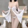 Tirantes de ropa interior sexy, pijamas sexys, encaje transparente, tentación, pasión, soporte de acero, recogido, deseo puro para adaptarse a una generación de cabello