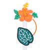Tampa de palha da série de plantas tropicais Capa de poeira 10mm PVC Borracha macia Palha reutilizável Plugue de palha decorativo