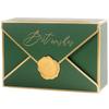 Estilo INS Celebridad de Internet Europeo Sobre Sello de Lacre Bronceado Ceremonia de Boda Compromiso Caja de Dulces Multicolor Buena Plegable Caja de Regalo