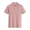 Polo de Manga Corta Sorona de Tacto Frío de Secado Rápido para Verano con Estampado de Logo para Grupos Corporativos, Ropa de Trabajo Personalizada