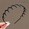 Faixa de Cabeça Preta Masculina para Lavar o Rosto, Faixa de Cabelo para Esportes, Presilha de Cabelo Invisível para Cabelo com Volume, Faixa de Cabelo para Fixar Cabelo, Presilha de Cabelo que Não Aperta