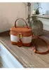 Bolso de Alta Gama para Mujer 2025 Nuevo Moda Transfronteriza Bloques de Color Bolso Caja Bolso Cruzado Casual Simple