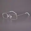 Óculos sem aro Linde em Titânio Puro com o Mesmo Estilo de Design Arlt5935 Podem Ser Equipados com Lentes de Grau