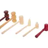 Mini Martillo de Madera del Fabricante, Cabeza Plana, Juguete DIY para Celebraciones de Cumpleaños, Varios Tamaños, Mini Mazo de Madera, Martillo de Juez
