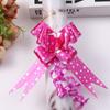 Envío Gratis 30 # Lazo Mediano Flores Dibujadas a Mano Festivo Boda Navidad Bolsa de Regalo Embalaje Arte Latte Fabricante de Cinta