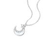 Collar de Moda de Lujo Accesible de Estrella y Luna para Mujer Otoño e Invierno Nuevo Popular Colgante de Luna Collar de Clavícula de Alta Gama como Regalo para tu Novia