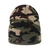 Gorro de invierno para exteriores para montar sombrero de lana sombrero cálido sombrero para el frío sombrero casual de punto gorro de camuflaje para hombres