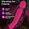 Vibrador Multifrequência para Mulheres, Recarregável, Totalmente Revestido de Borracha, Motor Duplo, Aquecido, Vibrador Sex Toy de Cabeça Dupla Fabricante