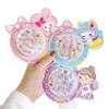 Nueva Linda Calcomanía de Uñas de Dibujos Animados para Niños Conejo Calcomanía de Uñas 3D Niña Traje de Uñas Desmontable
