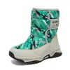 Botas para niños mayores, botas de algodón para niños, zapatos de algodón gruesos y cálidos con forro de felpa para niños, botas impermeables para niñas, botas de nieve antideslizantes