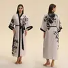 Pijama Yaoting Europeia e Americana Nova Cetim Tamanho Grande para Mulheres Primavera e Outono Fina Manga Longa Camisola Longa Roupa de Casa Wp5021