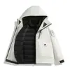 Chaqueta cálida de otoño e invierno para hombre, chaqueta tres en uno para exteriores, conjunto de dos piezas para parejas, ropa de montaña desmontable