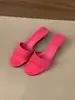 2025 Verano Nuevo Estilo Sandalias de Cuero Genuino Simples para Mujer Combinan con Todo Cuña Tacón Medio Punta Abierta Exterior de Moda
