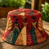 Colección de sitios web independientes transfronterizos nuevos de 2026: Sombrero de pescador y sombrero para el sol versátiles de arcoíris con estampado digital 3D y bordado acolchado, aptos para hombres y mujeres
