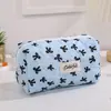 Nova Bolsa de Maquiagem com Laço, Grande Capacidade, Fofa e Portátil, Bolsa de Armazenamento de Viagem de Cosméticos de Alta Qualidade