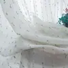 Cortina Pantalla de Tela de Encaje Blanco de Alta Gama Cortina de Gasa para Boda Red de Cortina Tela para Mesa de Postres Material de Tela Lana