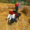 Pequeña Máquina Cosechadora y Empacadora de Arroz y Trigo, Máquina Auto Propulsada Diésel para Corte y Empacado de Forraje, Fabricante de Máquinas Cosechadoras y Empacadoras de Plantas