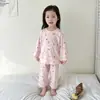 Pijama de Verano para Niños y Niñas Manga Corta Lyocell Pantalón Corto Pullover Dibujos Animados Delgado Traje para Casa Clase A