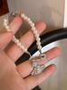 Pulsera de Perlas Planeta Saturno para Mujer Pulsera de Cuentas Nicho de Lujo Ligero de Alta Gama Moda Exquisita Pulsera de Circonitas Micro-Incrustadas