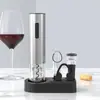 Abrebotellas de vino eléctrico, abridor de vino para uso doméstico, sacacorchos de vino recargable totalmente automático, abridor de botellas, herramienta para abrir botellas