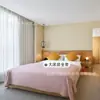 Huajiantang Yunquan Hotel Muebles Habitación Estándar Juego Completo Base de Cama para Casas de Huéspedes, Modelo de Renovación de Cama Específico para Hotel Fábrica de Muebles