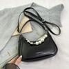 Bolso de Moda Blanco para Debajo del Brazo para Mujer, Nuevo Modelo 2025, Gama Alta, Elegante, de Nicho, Alto Valor, Cruzado, Bolso de Mano, Bolso Tote Pequeño