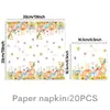 Festival de la Cosecha de Otoño de Amazon con Temática de Hoja de Arce y Calabaza Platos de Papel Desechables, Vasos de Papel, Servilletas de Papel, Banderines, Manteles de Mesa, Pe