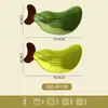 Nuevo Plato de Plástico con Forma de Plátano Lindo Estilo Ins para Mesa de Comedor en Casa, Plato Divertido para Snacks, Plato para Salsas, Plato para Condimentos del Hogar