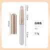 Nuevo en stock pincel labial con tapa pincel para labial cabeza redonda floreciente pincel para corrector de labios pelo suave mini pincel de maquillaje portátil