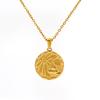 Moda Europea y Americana Nuevo Colgante de Constelación de Acero Inoxidable Oro de 18K Patrón de Constelación Estéreo Collar de Cadena para Clavícula para Mujer