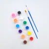 Máscara Facial de Polpa de Embrião Branco Rosto de Gato para Crianças Máscara Facial de Ópera de Pequim Pintada à Mão Máscara Facial de Raposa Meio Rosto DIY Estilo com Corda Elástica
