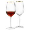 Fábrica alta material branco boca de vidro Phnom Penh vinho tinto vidro em forma de ovo vinho tinto taça de champanhe taça de taça de ouro