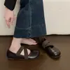 Nuevos zapatos Mary Jane retro de otoño estilo francés, bailarinas con tacones bajos, suelas blandas, punta redonda 2026, cómodos