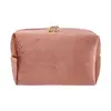 Bolsa de maquillaje de terciopelo más vendida de Amazon, bolsa de almacenamiento de cosméticos, conveniente para llevar al salir, neceser de terciopelo de mano