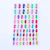 Adesivos de Diamante Coloridos Transfronteiriços Adesivos Acrílicos Adesivos de Recompensa Criativos Feitos à Mão para Crianças e Meninas Adesivos