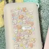Pegatinas Rilakkuma Estilo Coreano Ins Lindo Dibujo Animado Manzana Funda de Teléfono Iphone17 Pegatina Lente Pegatina DIY