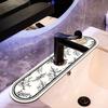 Alfombrilla absorbente para grifo de diatomeas, para lavabo, fregadero de cocina, a prueba de salpicaduras y resistente a la suciedad.