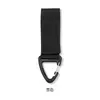 Fivela Triângulo Tática Personalizada para Exterior com Mosquetão D-Ring Chaveiro Gancho para Mochila Fecho de Velcro