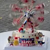 Celebridade da Internet Superman Luta Contra Monstros Decoração de Bolo Plug-in Herói Mesa de Sobremesa de Aniversário Infantil Plug-in Acessórios de Confeitaria