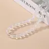 Cristal Branco Natural Contas Soltas Material para Joias DIY Acessórios com Contas Pulseira Semi-Acabada Contas Redondas Soltas Venda por Atacado ao Vivo